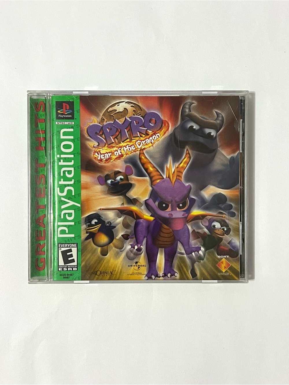 Spyro Year of the Dragon (PlayStation 1, 2000) PS1 Greatest Hits Complete CIB